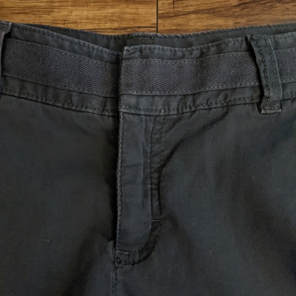 Athleta Charcoal Gray Shorts - Picture 3 of 7